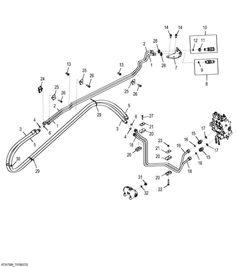 john deere skid steer metal hydraulic line|john deere parts catalogue.